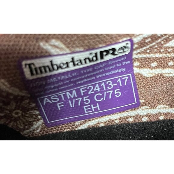 Timberland Pro Womens  A1VFU Brown Composite Toe Work Boot Size 7 - Picture 9 of 9